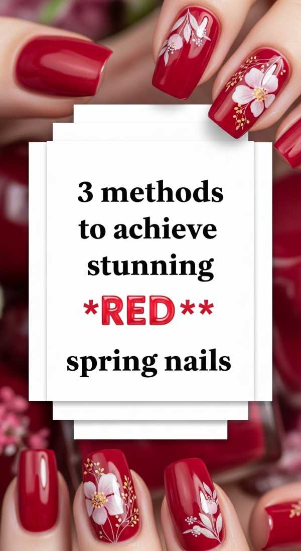2026 Nail Trends Decoded: From High-Tech Chrome to Minimalist Chic 3 Methods To Achieve Stunning Red Spring Nails 69ff5aa787a4e