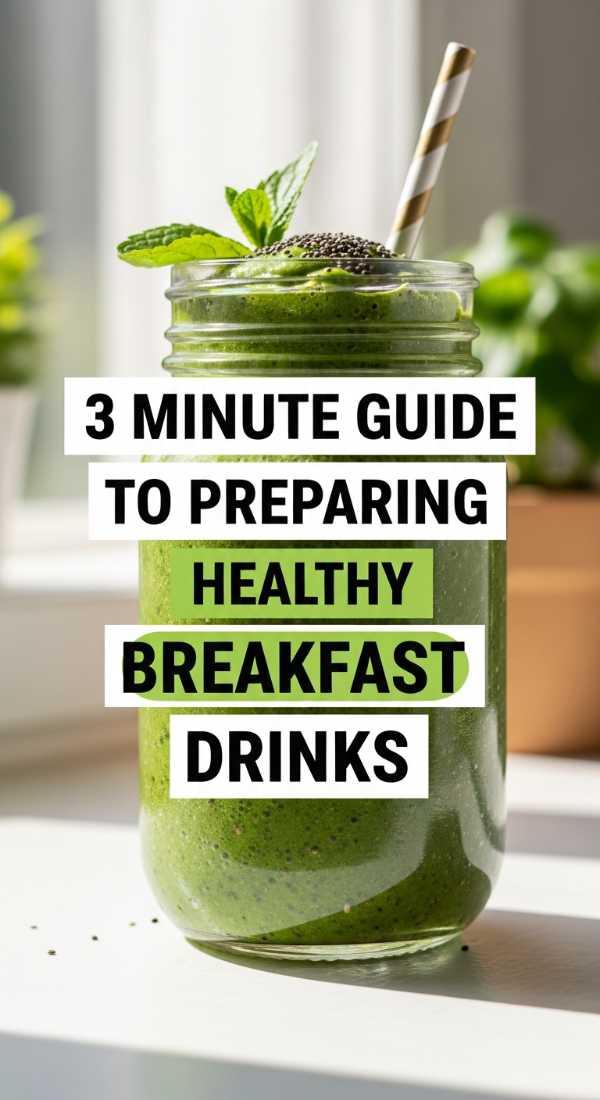 3 Minute Guide To Preparing Healthy Breakfast Drinks 6a142ed5af569