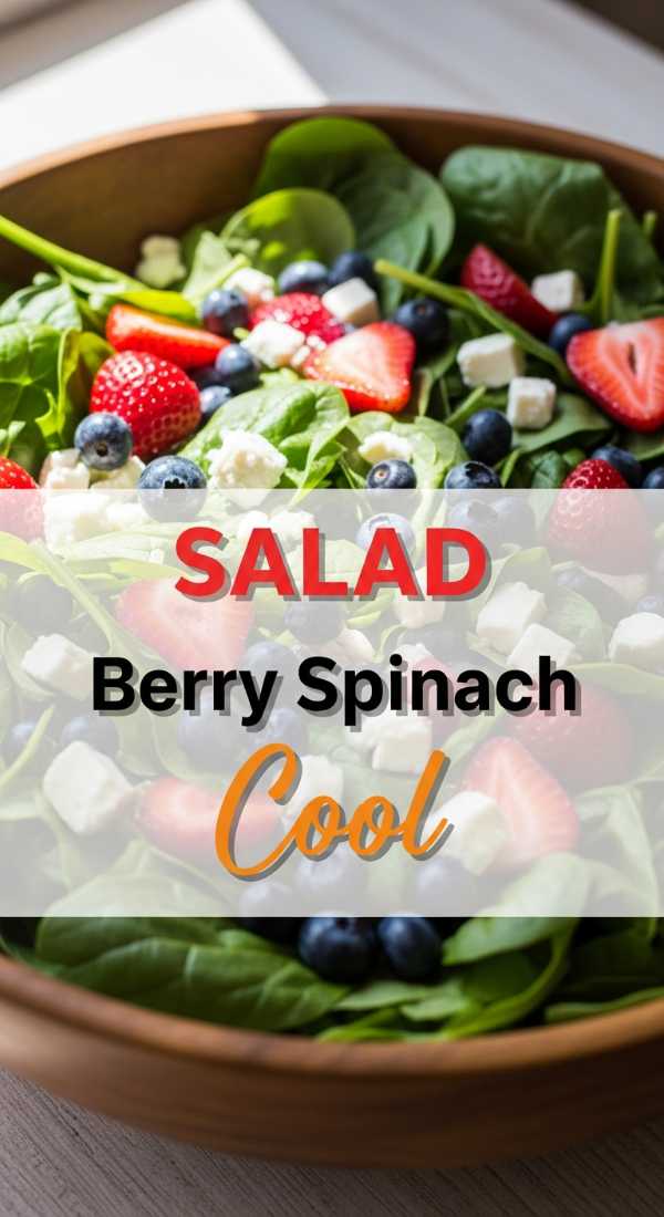3 Minutes To Assemble A Berry Spinach Salad 69f451506096a