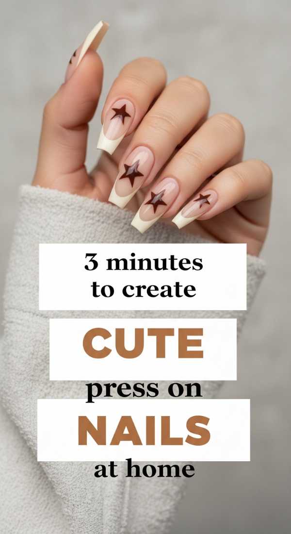 3 Minutes To Create Cute Press On Nails At Home 6a031a1dc95bb