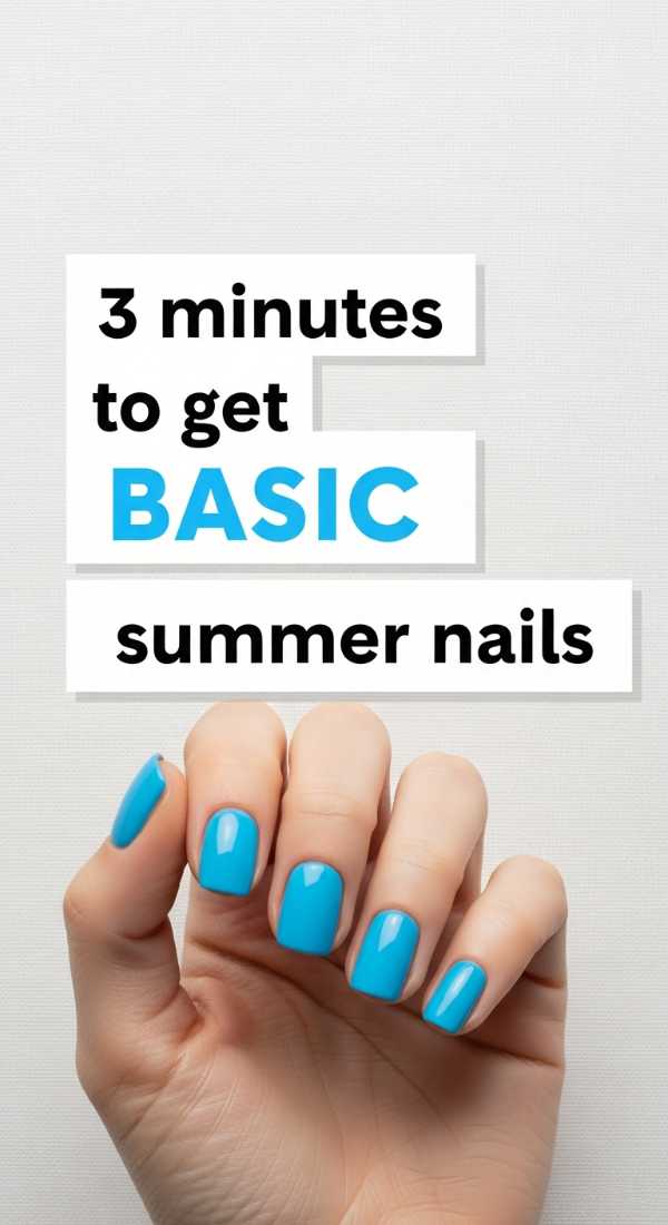 3 Minutes To Get Basic Summer Nails 69f876f8e3bfa