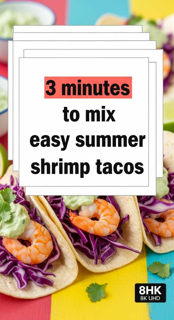 3 Minutes To Mix Easy Summer Shrimp Tacos 6a109f1beca96