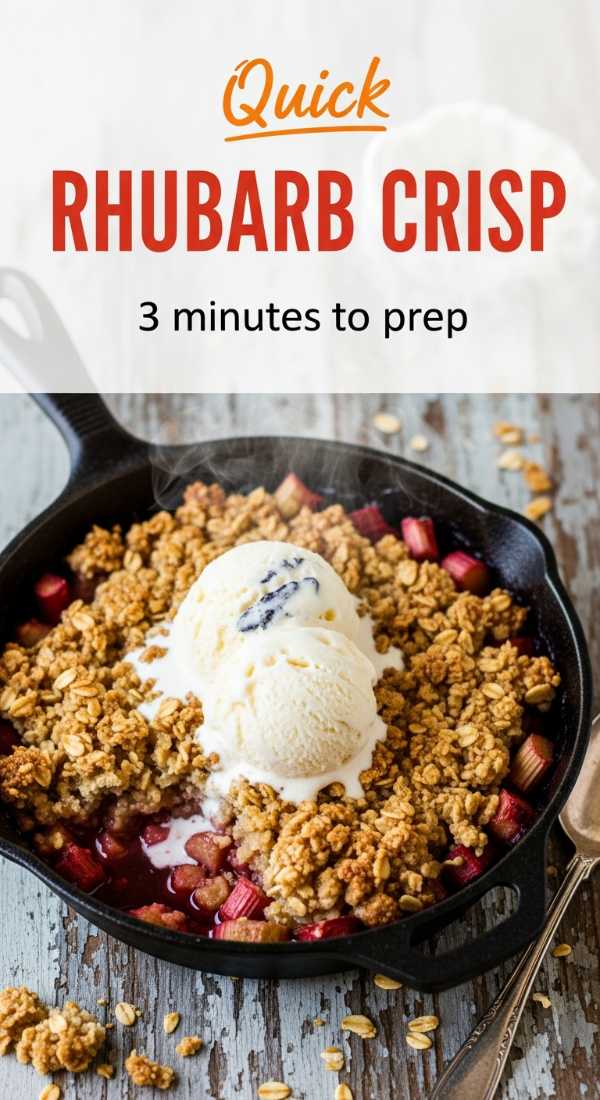 Beyond the Pie: The Ultimate Guide to Summer Rhubarb 3 Minutes To Prep This Rhubarb Crisp Recipe 6a0026996bacd