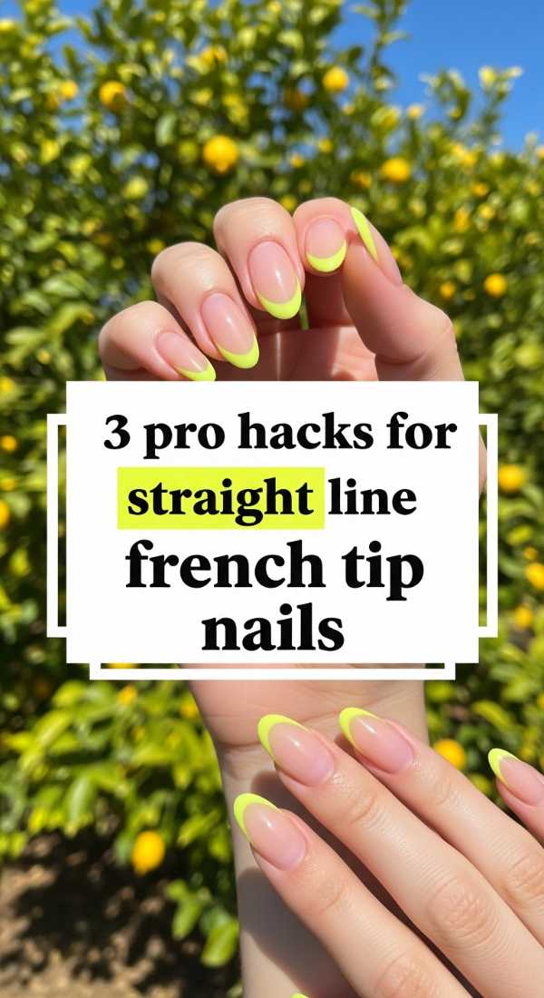 3 Pro Hacks For Straight Line French Tip Nails 6a1a999707889