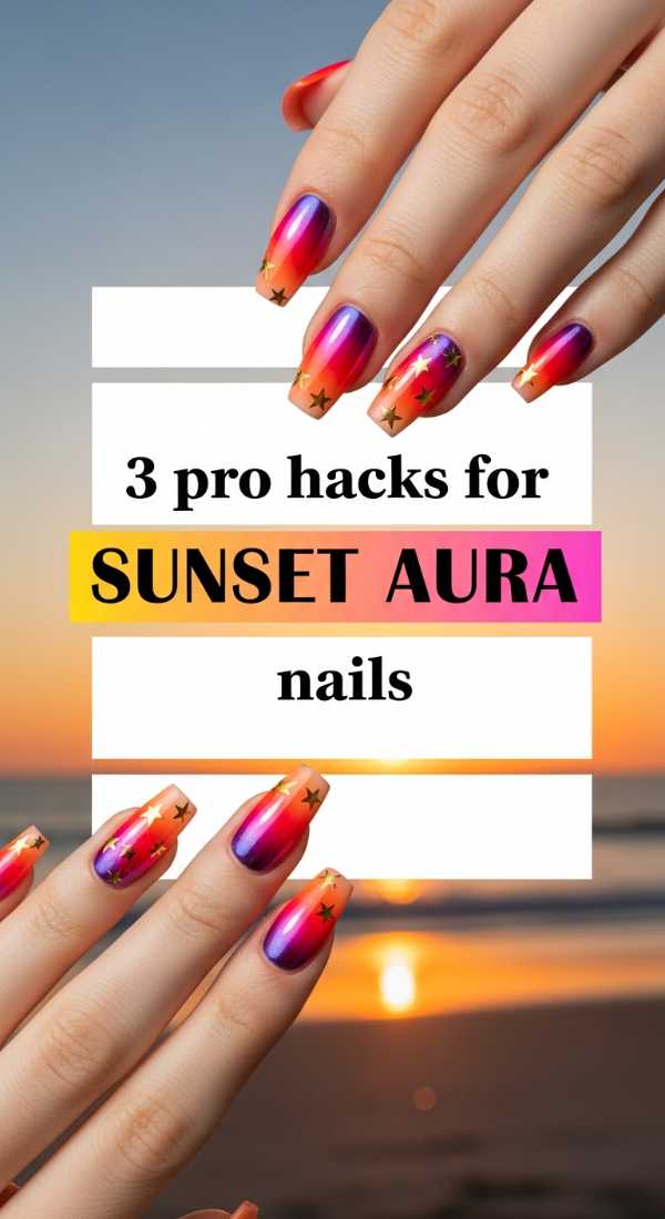 3 Pro Hacks For Sunset Aura Nails 6a058deb02602