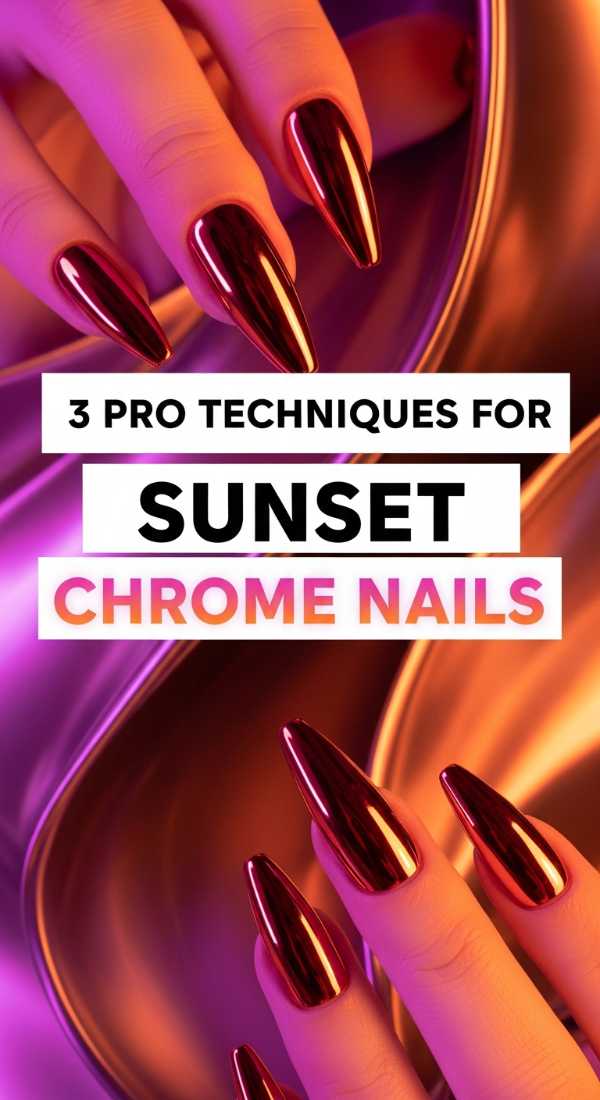 From the Stage to the Sand: Must-Have 2026 Summer & Grad Mani Ideas 3 Pro Techniques For Sunset Chrome Nails 6a05a518cedb0