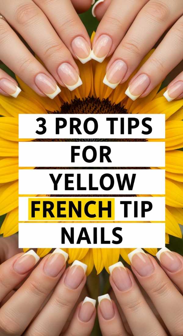 3 Pro Tips For Yellow French Tip Nails 6a05a51e4749c
