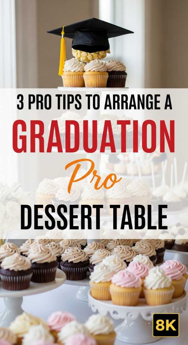 3 Pro Tips To Arrange A Graduation Dessert Table 69fc26817968f
