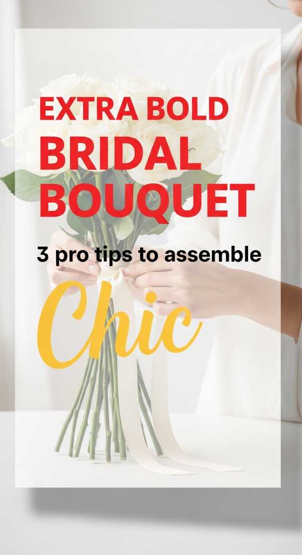 3 Pro Tips To Assemble A Simple Bridal Bouquet 69fc26718d5b1
