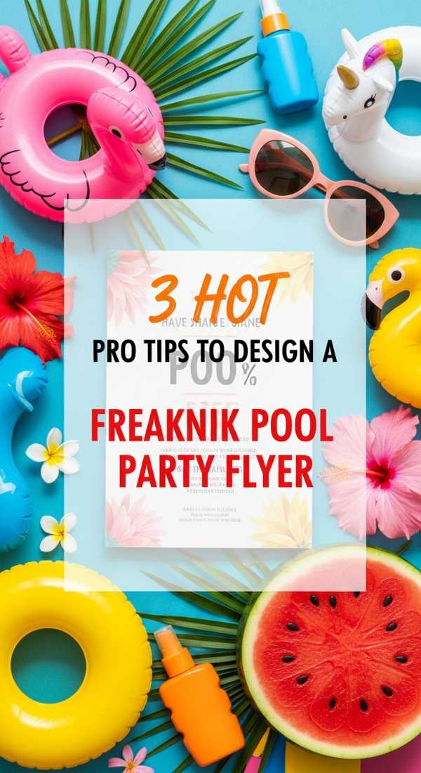 The Pool Party Checklist: Everything You Need for a Sun-Soaked Celebration 3 Pro Tips To Design A Freaknik Pool Party Flyer 6a0dbfaa9a157