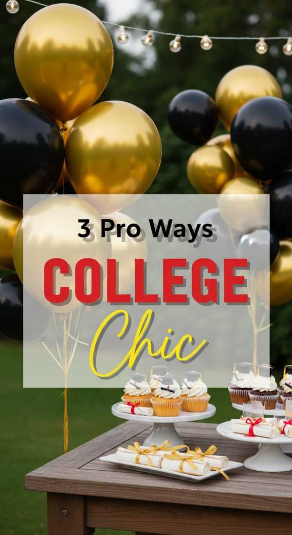 Al Fresco Magic: Unforgettable Ideas for Your Next Outdoor Bash 3 Pro Ways To Style College Graduation Party Decor 6a0031cad7e27