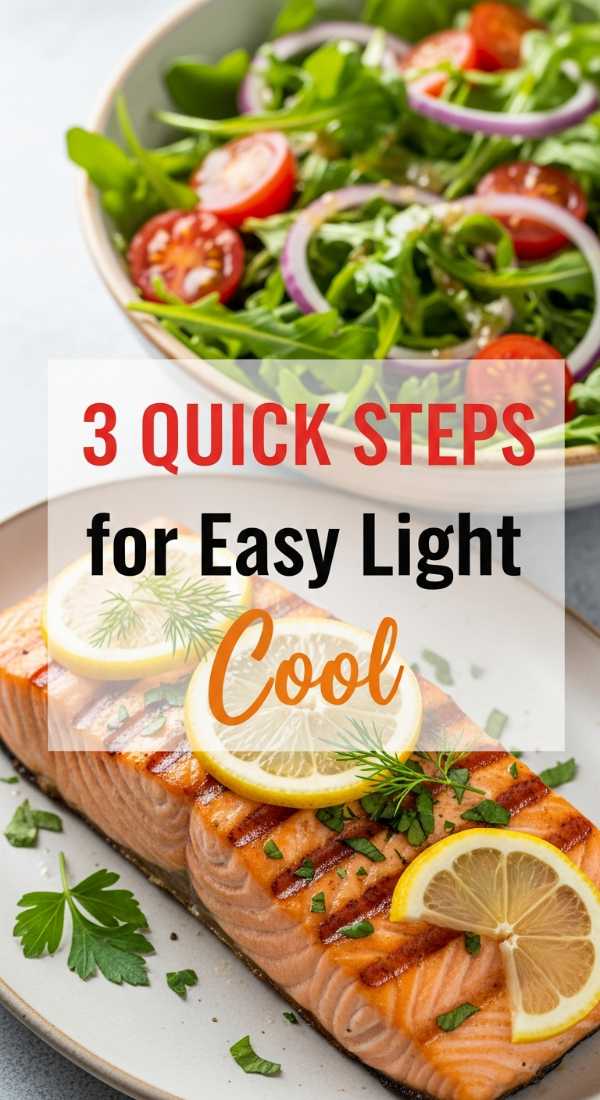 3 Quick Steps For Easy Light Dinner Recipes 6a044afde2636