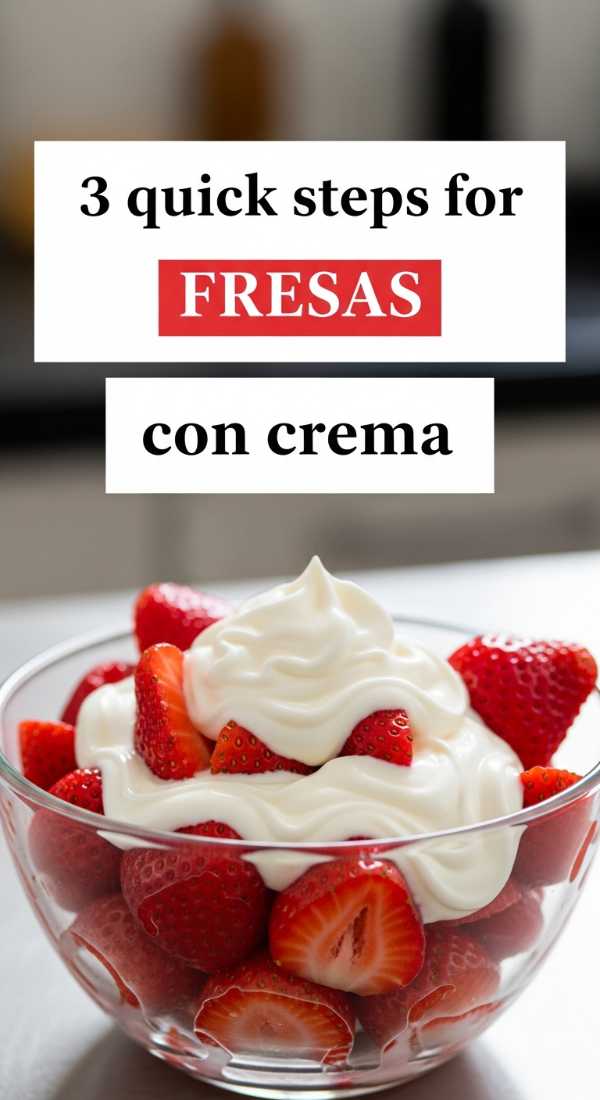 3 Quick Steps For Fresas Con Crema 6a06c565921ac