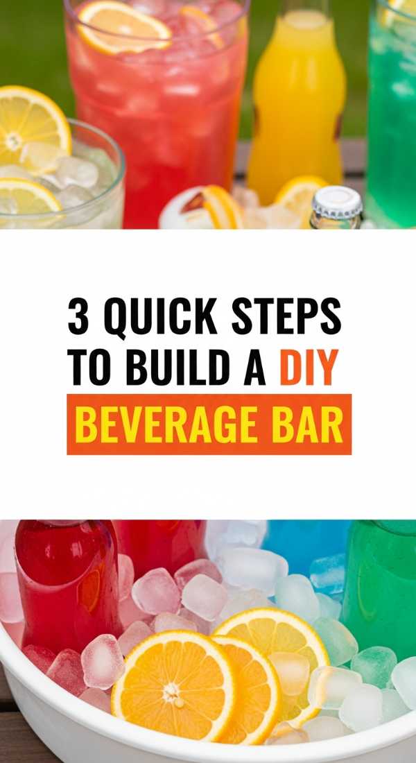 3 Quick Steps To Build A Diy Beverage Bar 69fc2d6919c93