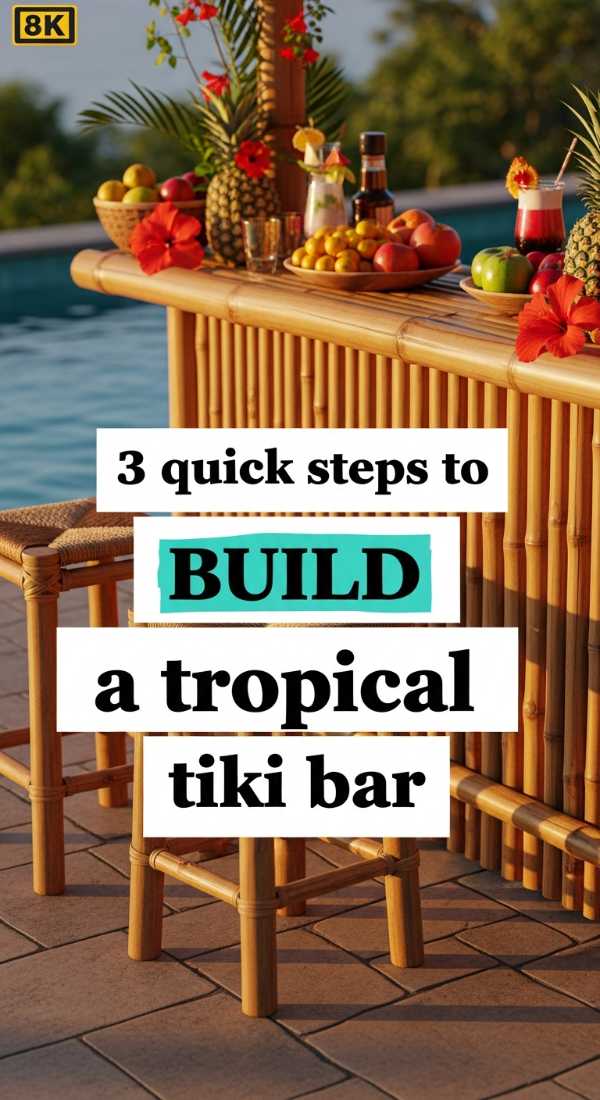 3 Quick Steps To Build A Tropical Tiki Bar 69f8715b88528