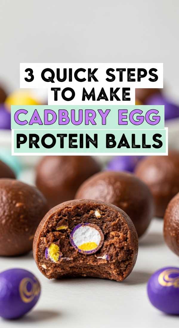 3 Quick Steps To Make Cadbury Egg Protein Balls 69f47c7566373
