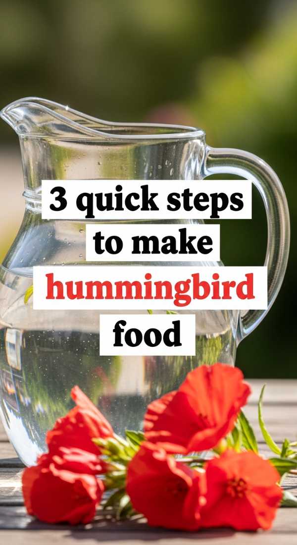 3 Quick Steps To Make Hummingbird Food 6a10d0927d9b1