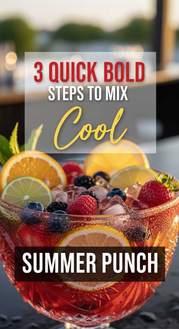 3 Quick Steps To Mix The Perfect Summer Punch 69f7253d458d5