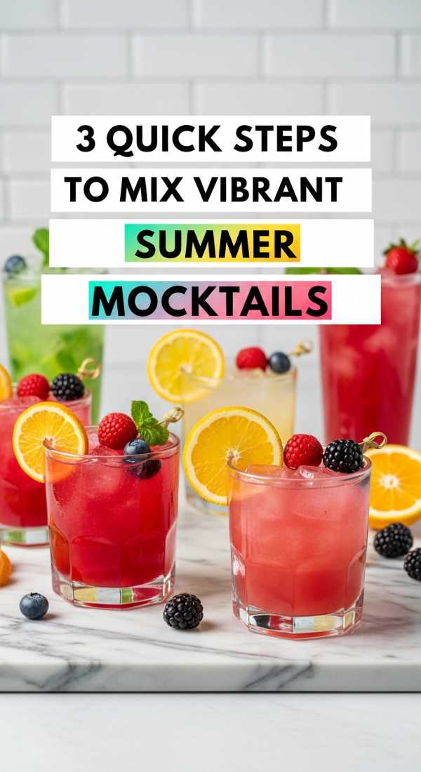 3 Quick Steps To Mix Vibrant Summer Mocktails 6a06c3a3acdac