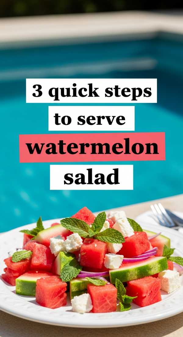 3 Quick Steps To Serve Watermelon Salad 6a00183085089