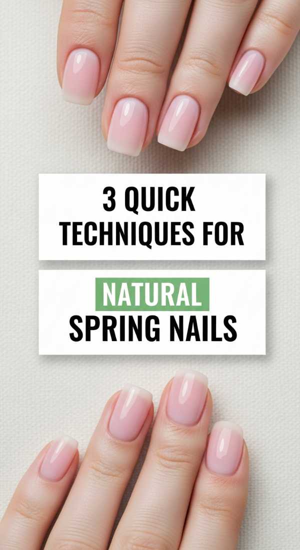 3 Quick Techniques For Natural Spring Nails 6a033a0da7dfa
