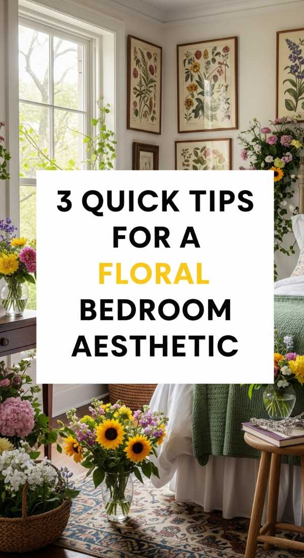 3 Quick Tips For A Floral Bedroom Aesthetic 69fdc28b66fb5