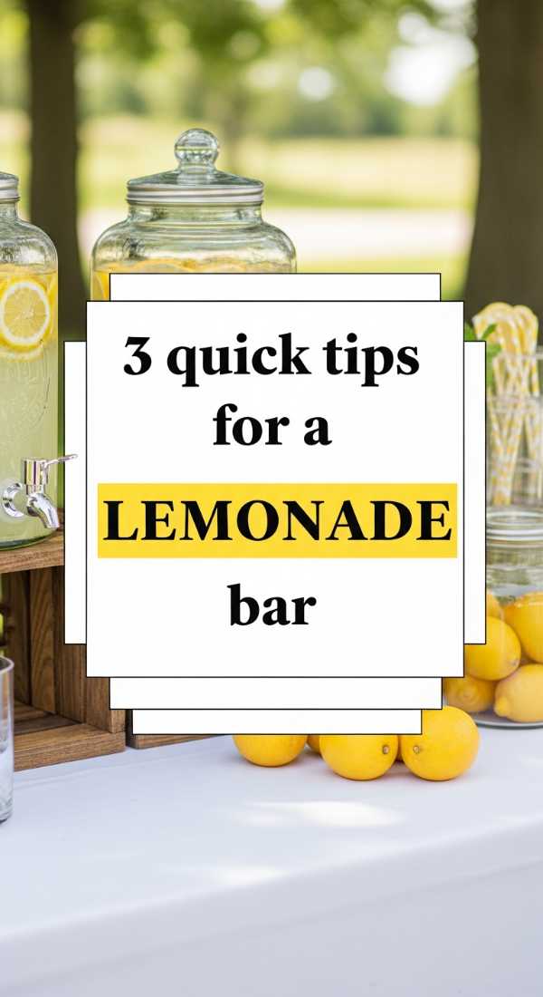 3 Quick Tips For A Lemonade Bar 6a06bddfdd51a