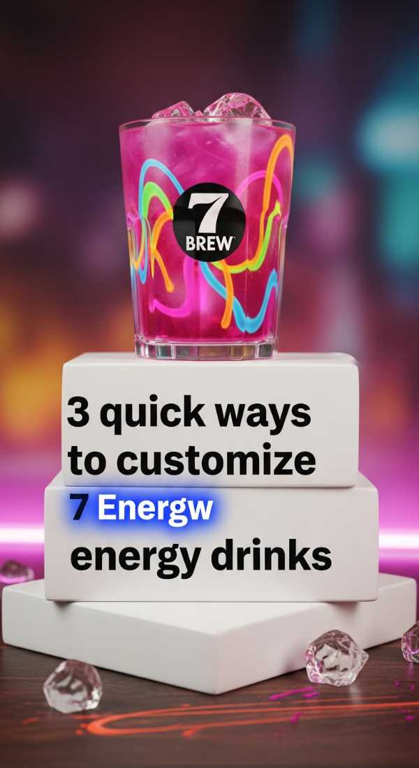 Vibrant Sips: Easy Summer Drink Recipes for Your Feed 3 Quick Ways To Customize 7 Brew Energy Drinks 6a142eb446094
