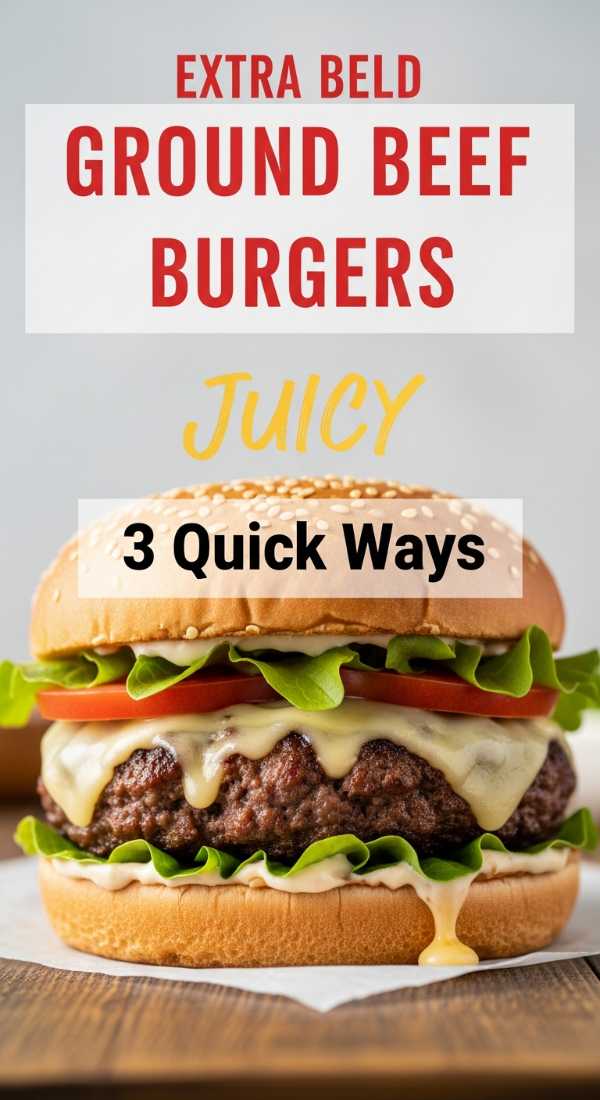 3 Quick Ways To Master Cheesy Ground Beef Burgers 6a044ae821319