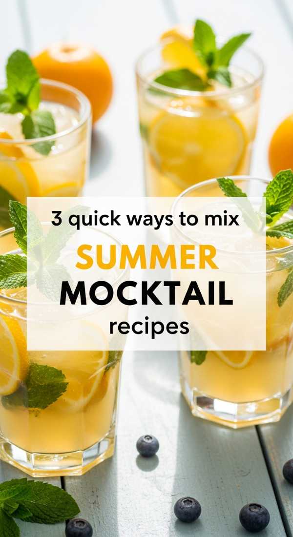3 Quick Ways To Mix Summer Mocktail Recipes 6a0703a390434