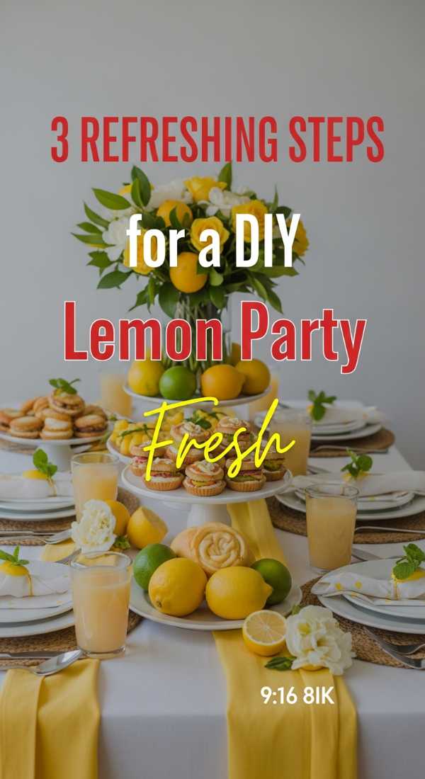 3 Refreshing Steps For A Diy Lemon Party 6a0577af01b99