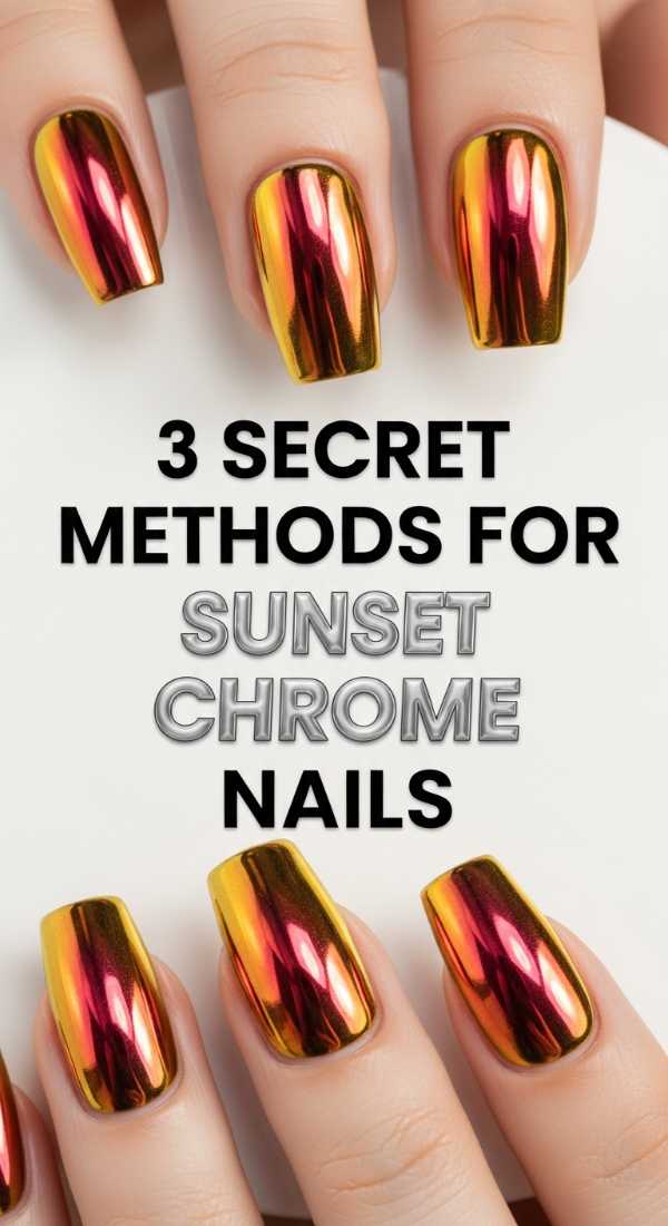 Chrome & Coastal: Mastering the Hottest Nail Art of Summer 2026 3 Secret Methods For Sunset Chrome Nails 6a0599ba75211