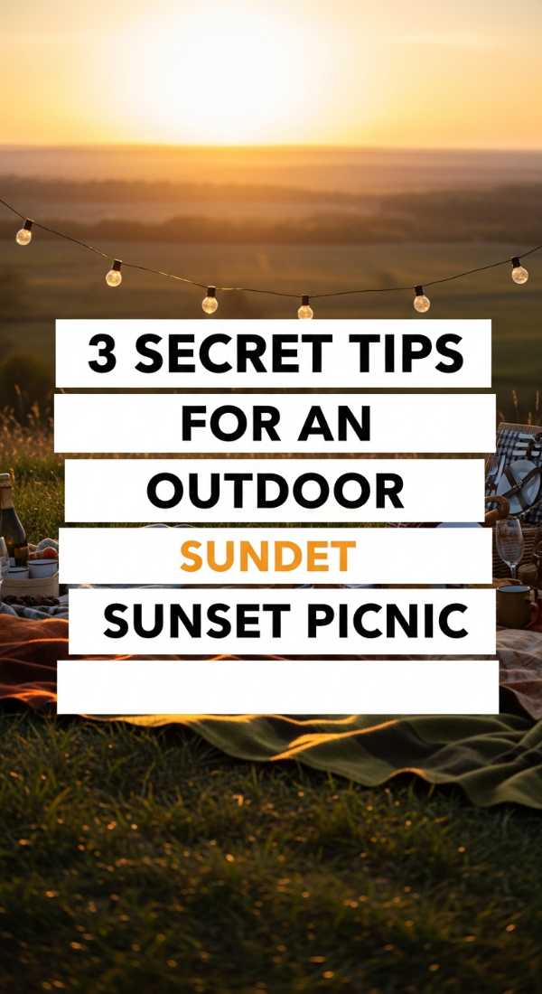 3 Secret Tips For An Outdoor Sunset Picnic 6a021b138b87d