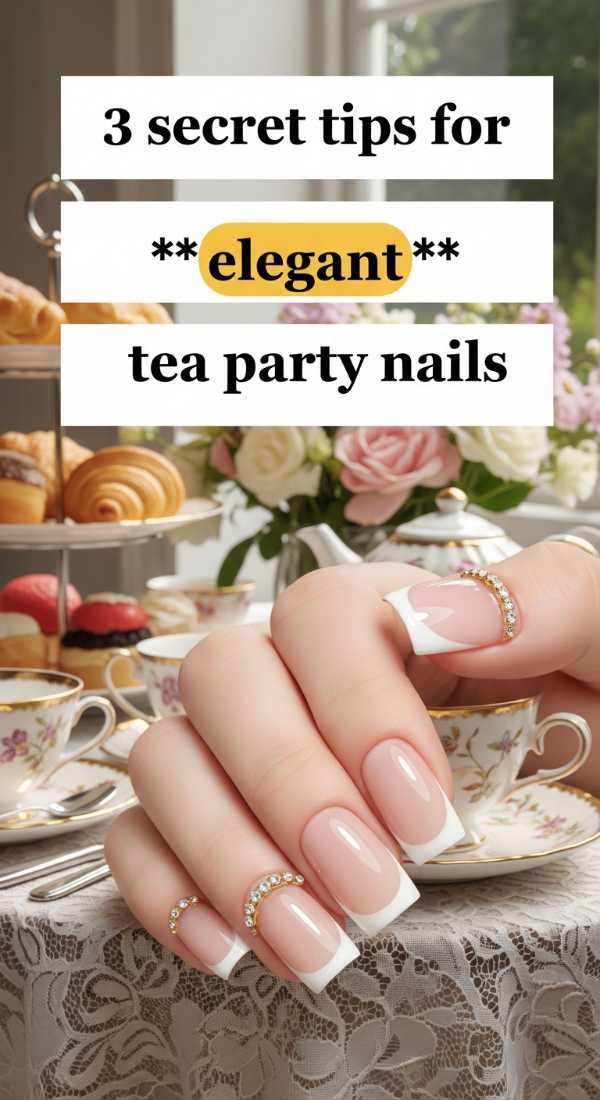 The Only Party Nail Guide You'll Ever Need: Tips, Trends, and Tools 3 Secret Tips For Elegant Tea Party Nails 69f876e68afa1