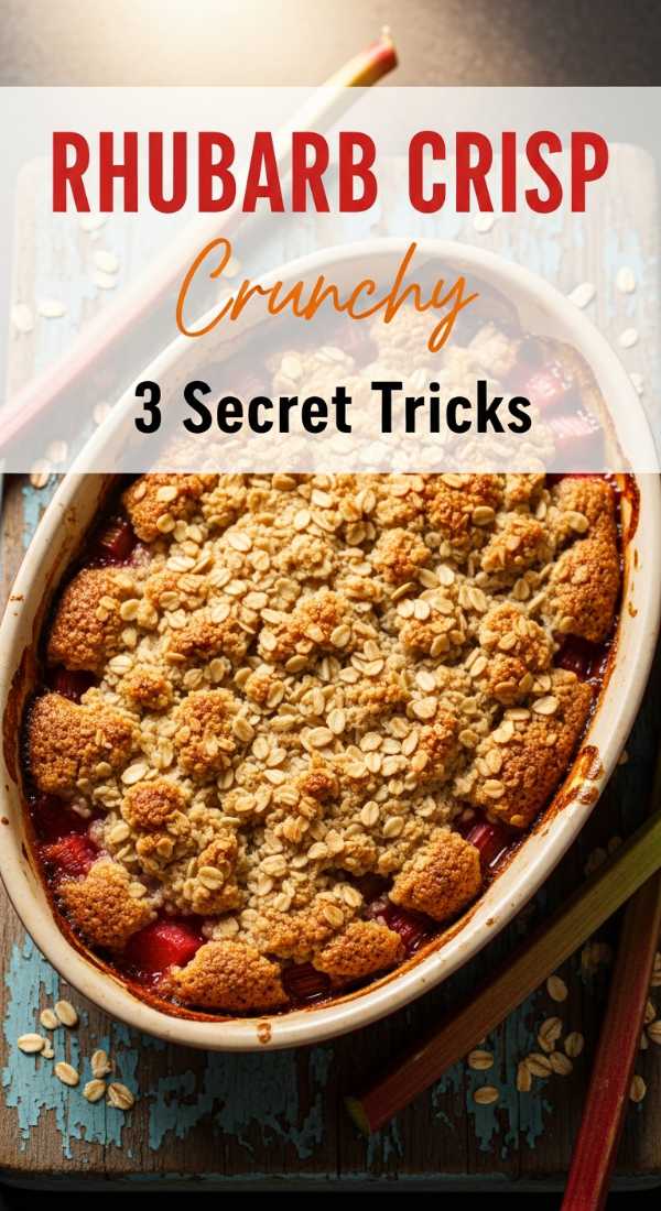 3 Secret Tricks For A Crunchy Rhubarb Crisp 69fd7429546fa