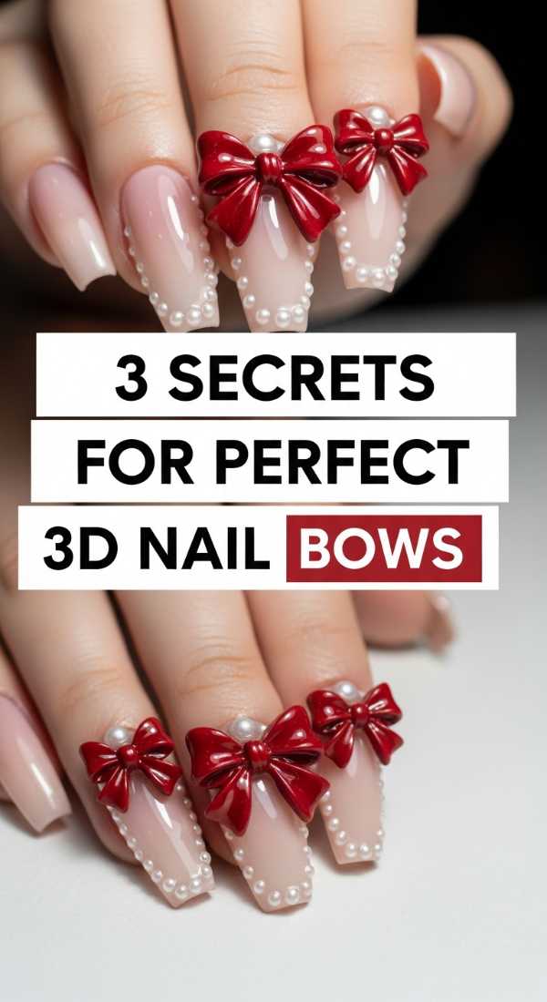 3 Secrets For Perfect 3d Nail Bows 6a058dd3c42a5