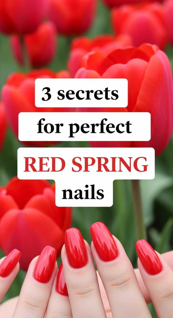 3 Secrets For Perfect Red Spring Nails 69fb98786480a