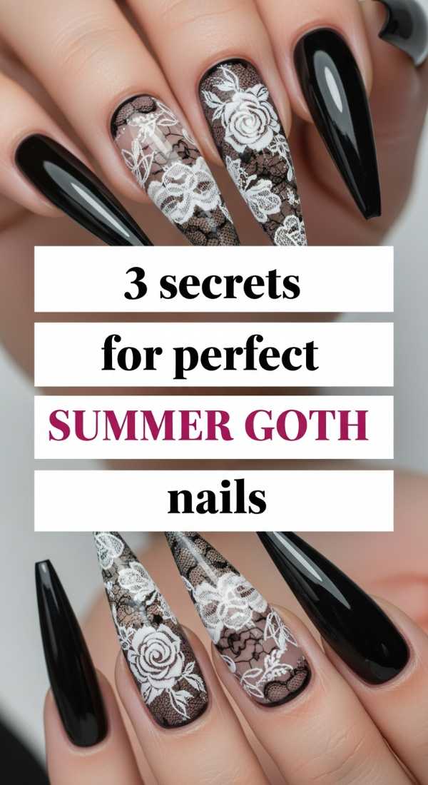 3 Secrets For Perfect Summer Goth Nails 6a059cabc7b9f