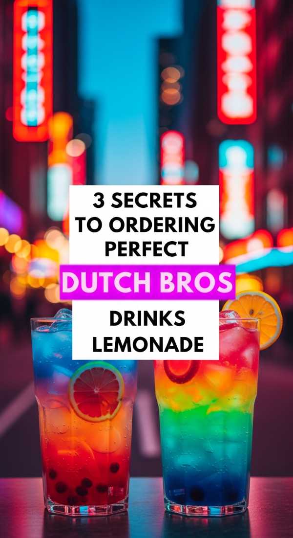 3 Secrets To Ordering Perfect Dutch Bros Drinks Lemonade 6a142ed2774d0