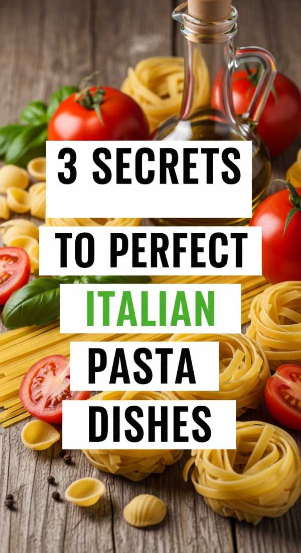 3 Secrets To Perfect Italian Pasta Dishes 6a1097bc71774