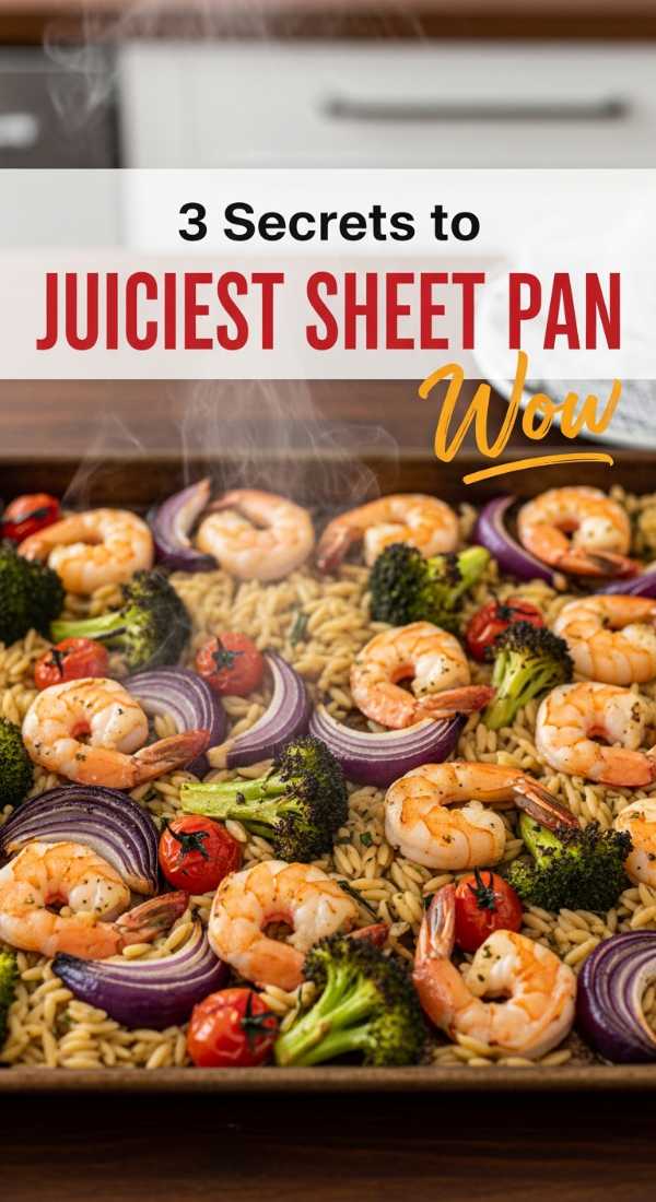 3 Secrets To The Juiciest Sheet Pan Shrimp And Orzo 69f721fd20e86