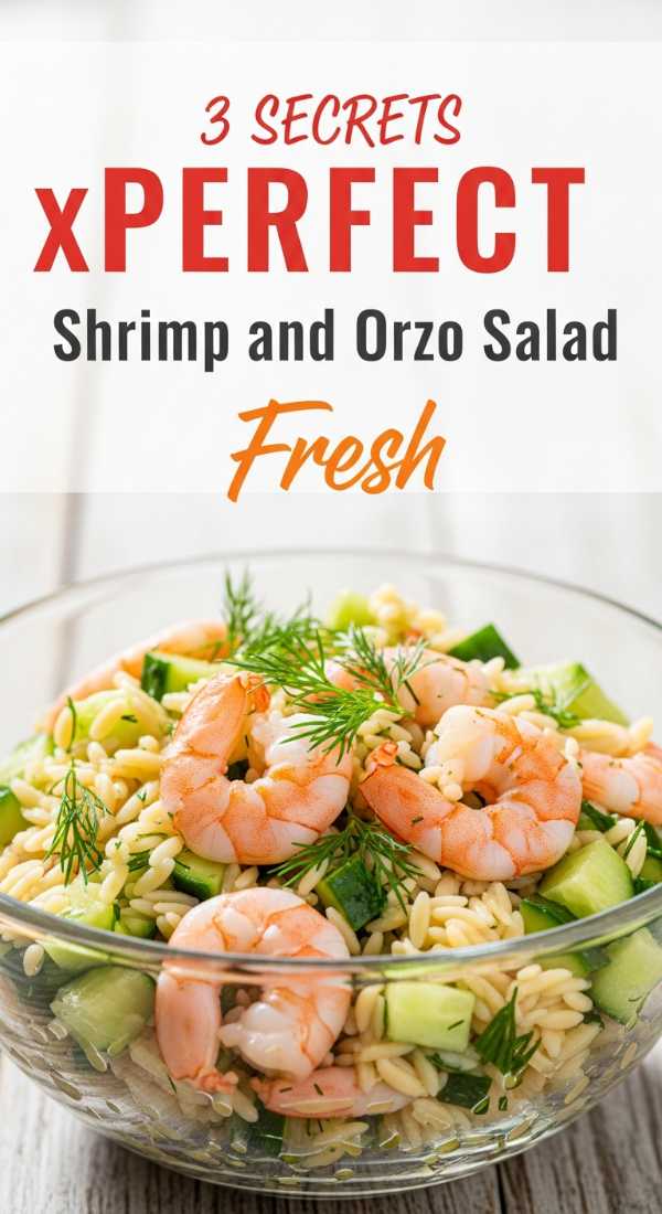 3 Secrets To The Perfect Shrimp And Orzo Salad 69f721ee57900
