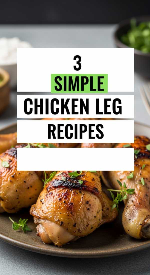 3 Simple Chicken Leg Recipes 6a1442392f961