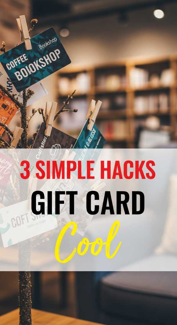 Say Thanks in Style: The Ultimate Roadmap to Teacher Gifting 3 Simple Hacks For The Perfect Gift Card Display 6a0dc153c700c