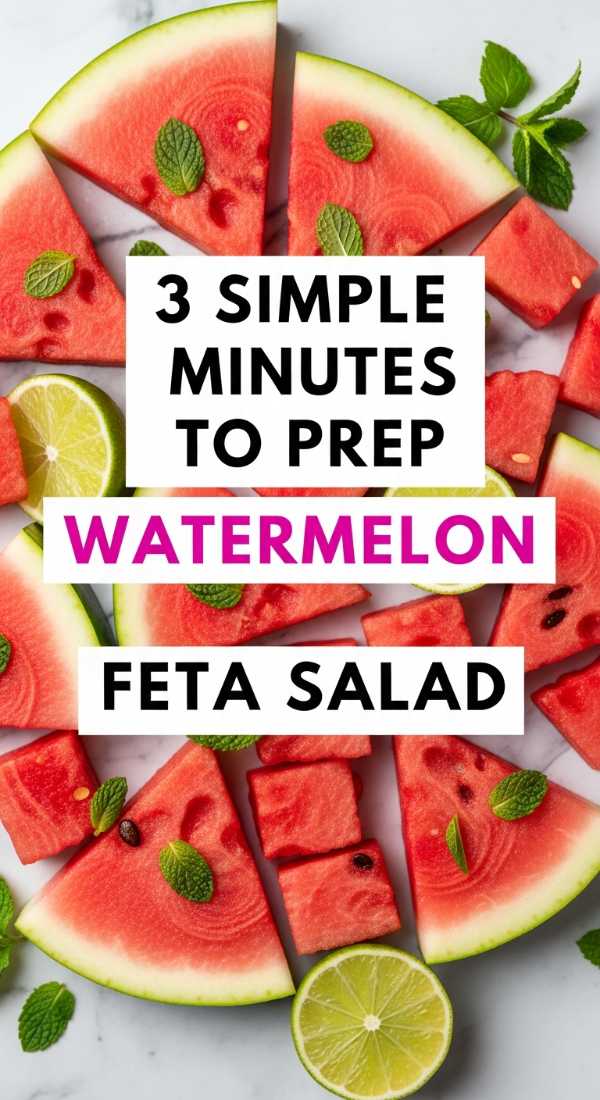 3 Simple Minutes To Prep Watermelon Feta Salad 6a07024e7bda2