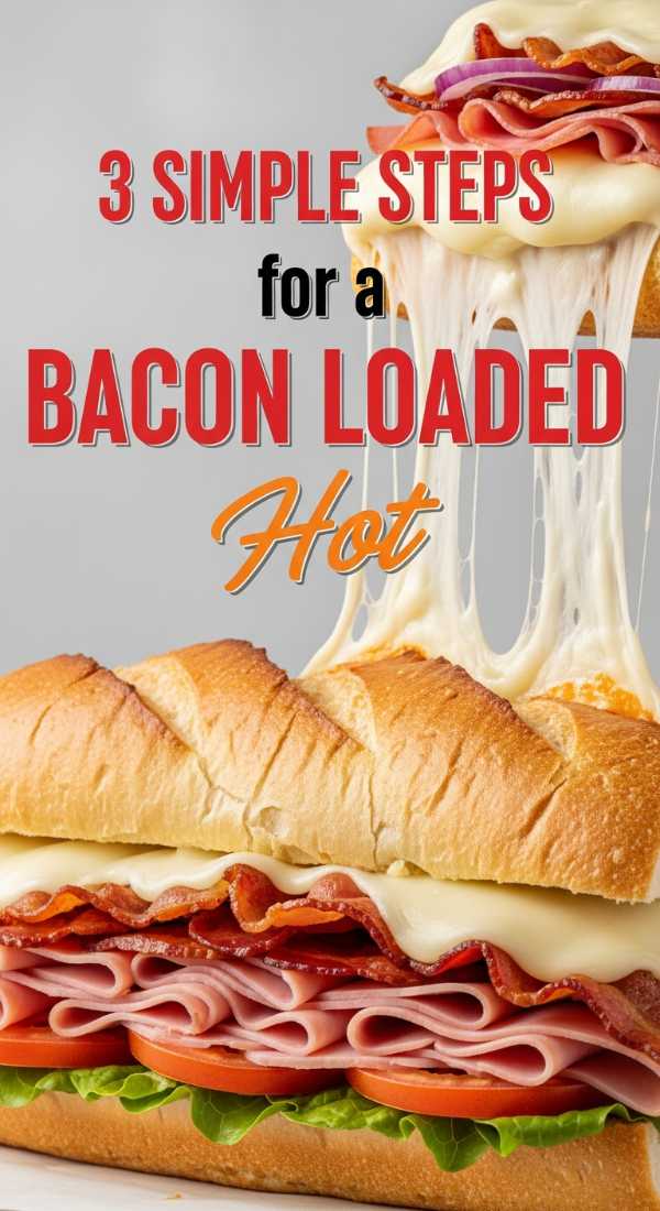 3 Simple Steps For A Bacon Loaded Sub 6a044ae4a5d33