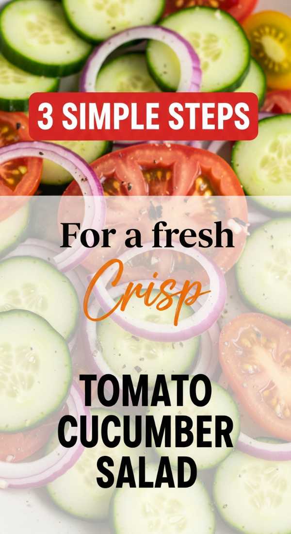 3 Simple Steps For A Fresh Tomato Cucumber Salad 69f45144b158c