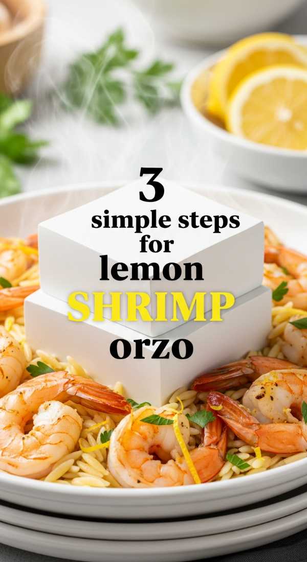 3 Simple Steps For Lemon Shrimp Orzo 69fc191b578f2