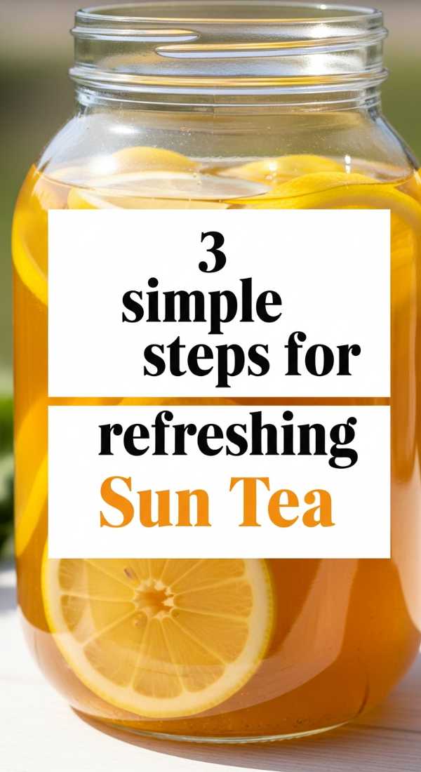 Sizzling Summer: 50+ Recipes for Your Next Backyard BBQ 3 Simple Steps For Refreshing Sun Tea 6a001604b23ed
