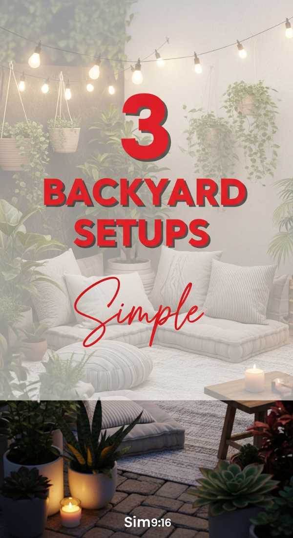3 Simple Steps For Small Backyard Setups 69f86c616fb02